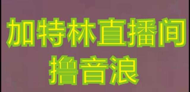 抖音加特林直播间搭建技术，抖音0粉开播，暴力撸音浪，2023新口子，每天800+【素材+详细教程】