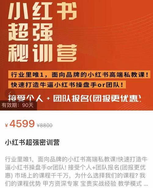 小红书超强密训营，爆文制造技巧，低预算高roi投放技巧，内容营销思维