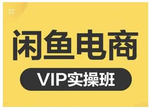 鱼客·闲鱼电商零基础入门到进阶VIP实战课程，帮助你掌握闲鱼电商所需的各项技能