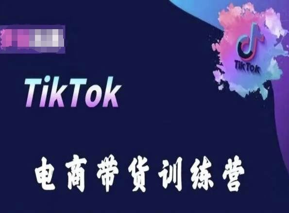 TikTok电商带货训练营，跟随时代潮流，跨境掘金